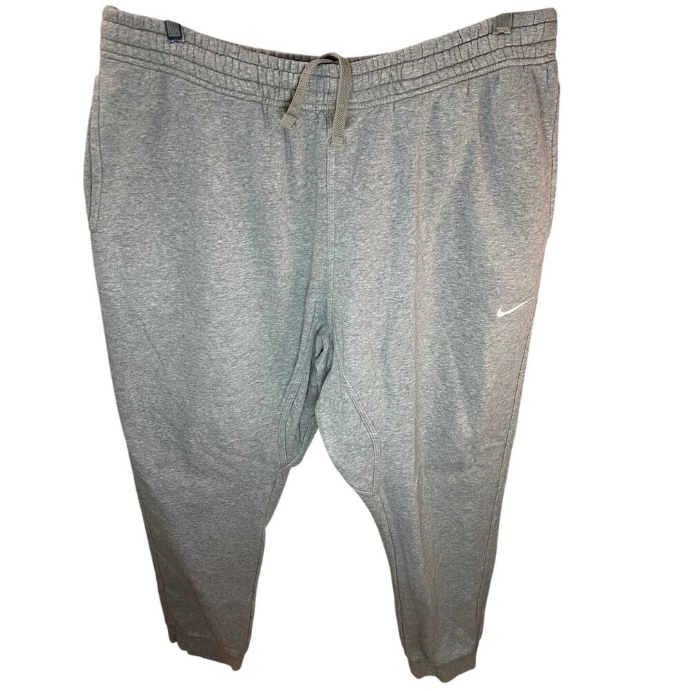 Nike Men’s Sportswear Club Fleece Tapered Pants Size 2XL Gray